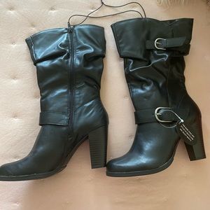 Style & Co. Black Heeled Boots